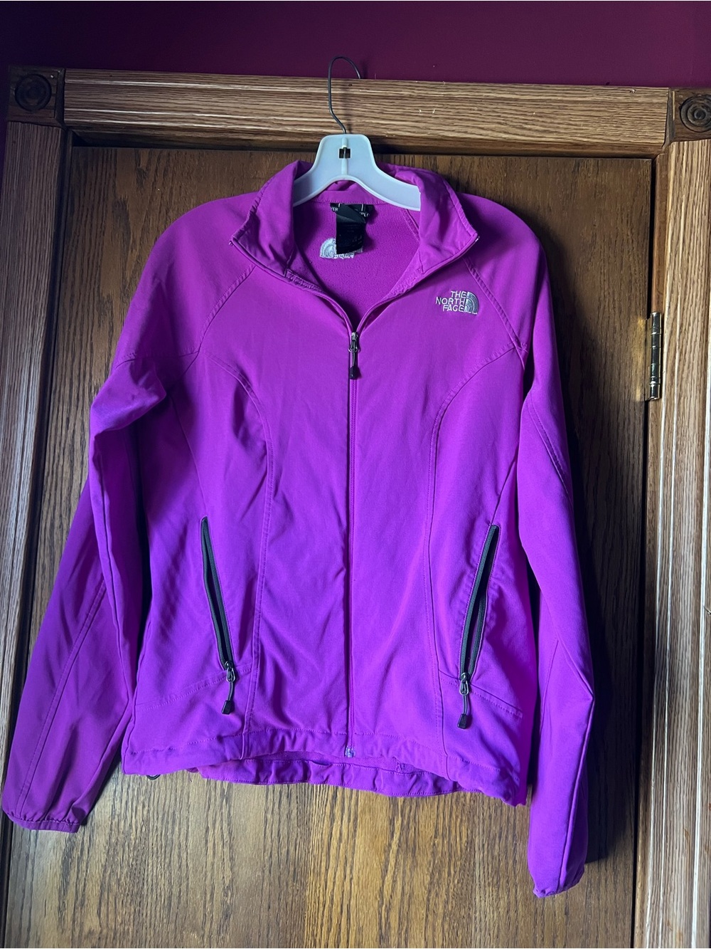 The North Face Women's Purple Softshell Jacket medium